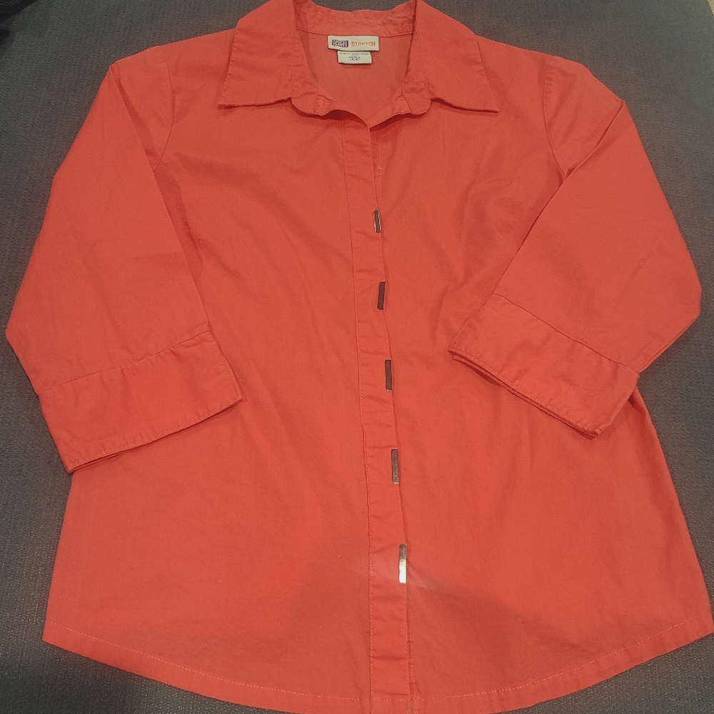 Faded Glory snap dress shirt